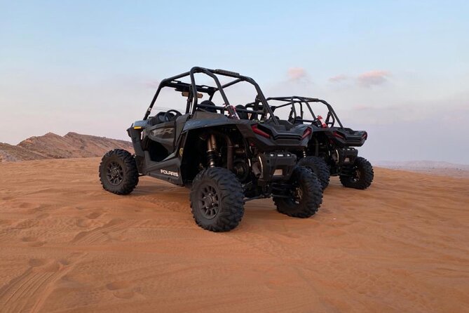 1 Hour Private Self Drive Dune Buggy and Sand boarding in Dubai - Camel riding and photographs at the camp