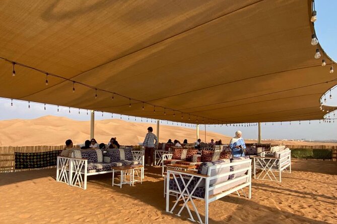 1 Hour Private Self Drive Dune Buggy and Sand boarding in Dubai - Base-camp comforts after the ride