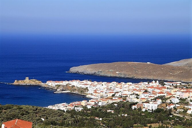 10-Day Inn-to-Inn Self-Guided Trekking Holiday Andros Trail - Cyclades - Day 3: Agios Petros Tower, monastery, and Batsi