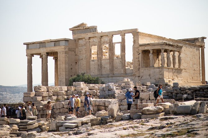 Acropolis & Parthenon Admission Ticket w/ self guided audio tours - Seeing the Propylaea and Temple of Athena Nike
