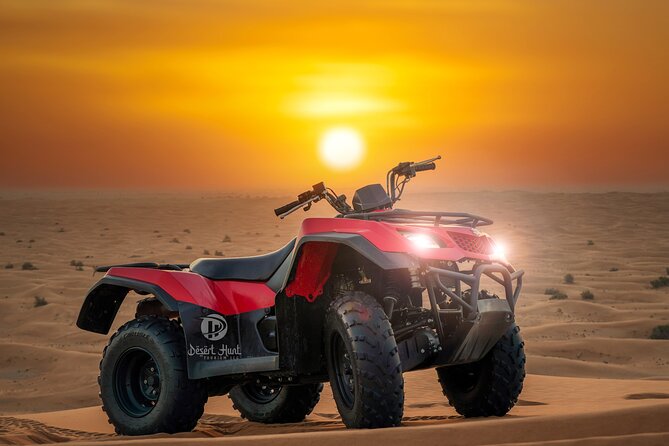 AEON 200/400CC Single seater Quad Bike self drive to open desert - What the safety gear adds
