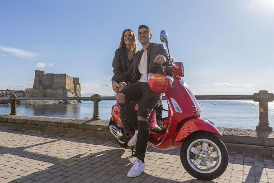 Amazing audioguided Vespa Tour of Naples - with driver - Starting in Piazza Municipio