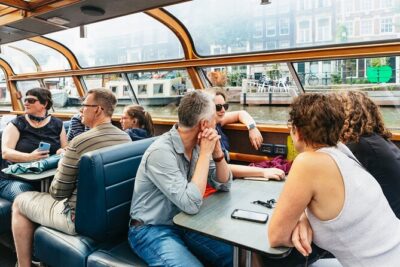 Amsterdam City Centre Cruise on heated boat with Audioguide