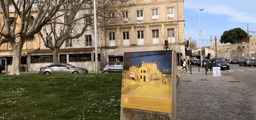 Arles Vincent Van Gogh Walking Tour with an APP - The Trinquetaille Bridge and its painted viewpoint