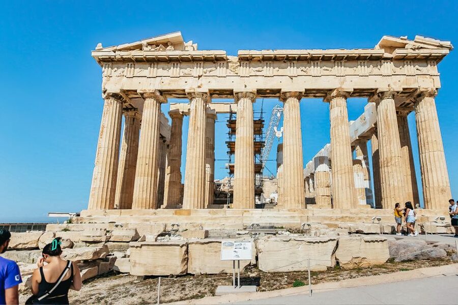 Athens: Acropolis Ticket with Optional Audio or Live Guide - Climbing through the Propylaea