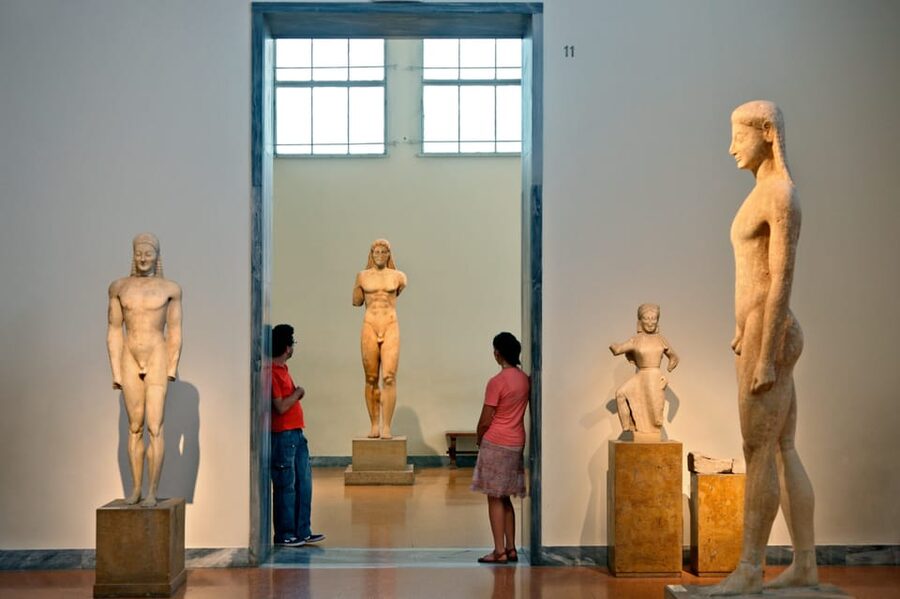 Athens: National Archaeological Museum Ticket w/ Opt. Audio - Arriving at Omonoia and finding the right entrance line