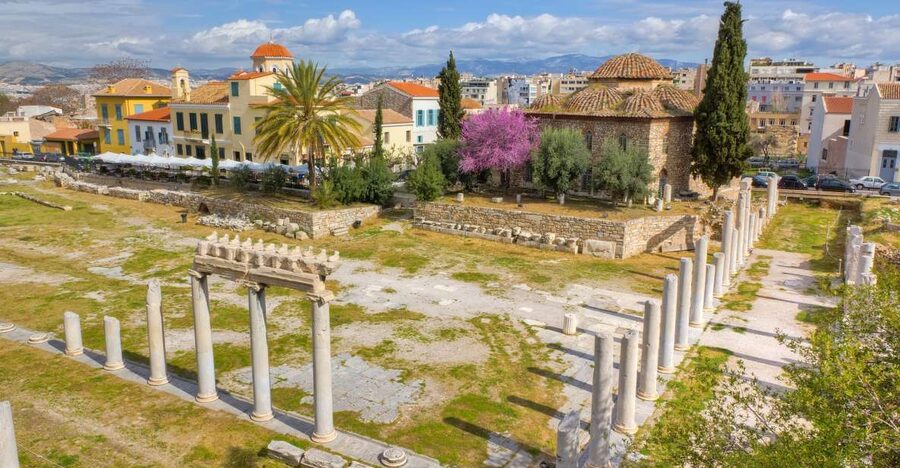 Athens: Roman Agora & Ancient Agora E-ticket & 2 Audio Tours - Roman Agora first: a compact start near Monastiraki