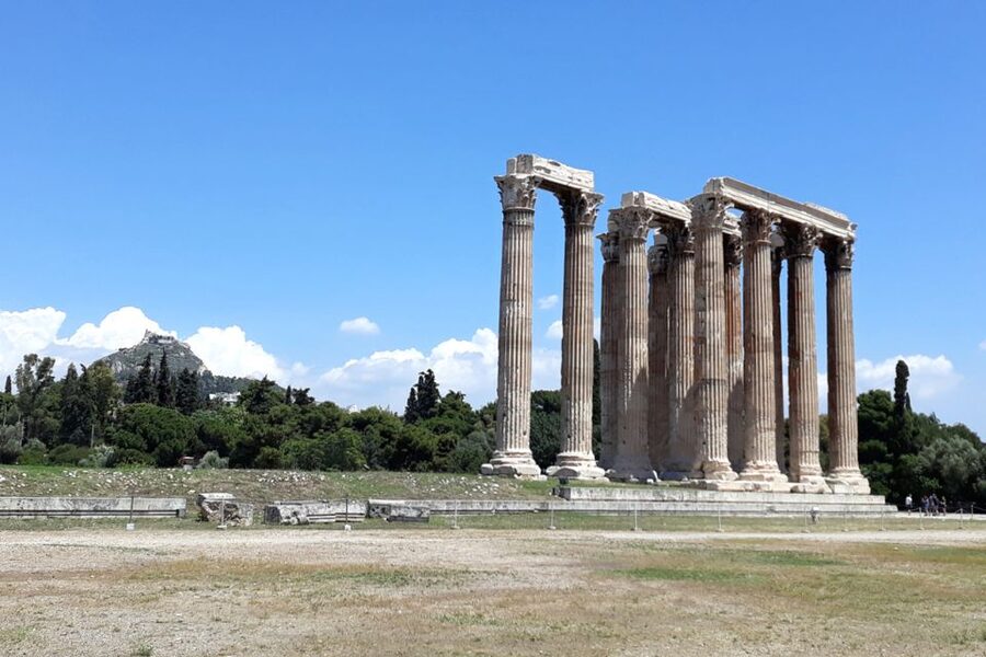 Athens: Temple of Olympian Zeus Ticket and Audio Tour - Ending at the Balaneion bathhouse