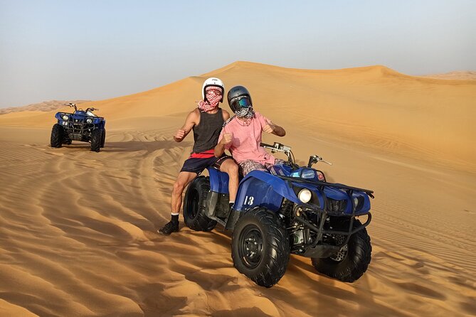 ATV Quad Bike Self-Drive in Dubai Desert Adventure - Following the lead driver through Lahbab