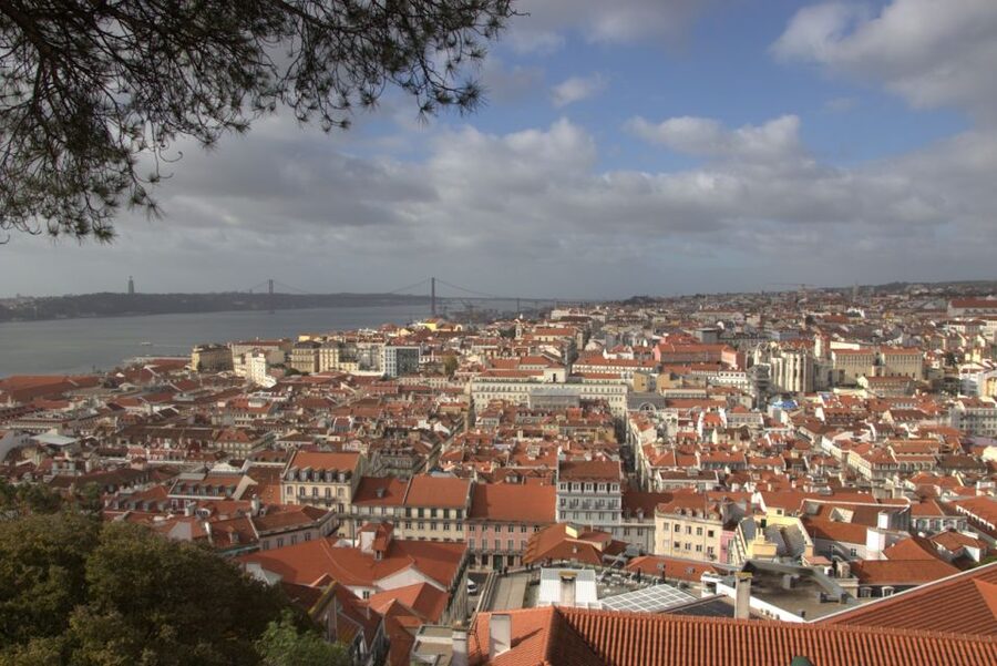 Audio Guide City Walk Lisbon for Cruise Guests - São Vicente de Fora and the Portas do Sol view