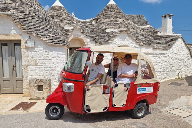 Audio Tour Alberobello with Bee Calessino/ e-Vespa /Fiat Mickey Mouse - Seeing Alberobello Beyond the Main Trulli Streets