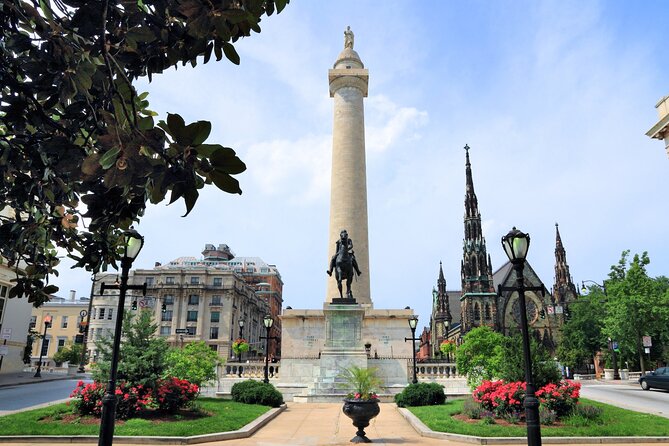 Baltimore Walking & Driving Self-Guided Audio Tour - City Hall, Mount Vernon, and Poe create the strongest history sequence