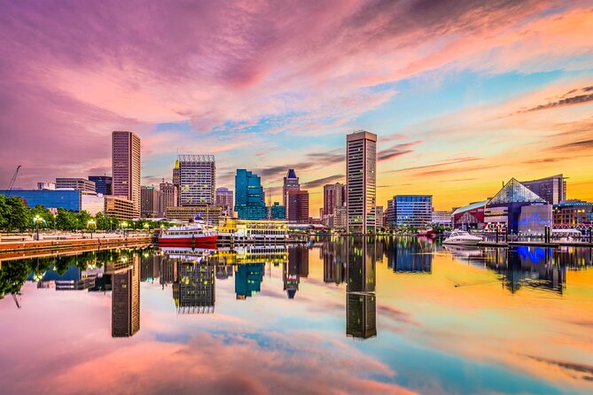 Baltimore Walking & Driving Self-Guided Audio Tour - The Inner Harbor links ships, aquariums, and a floating cleanup machine