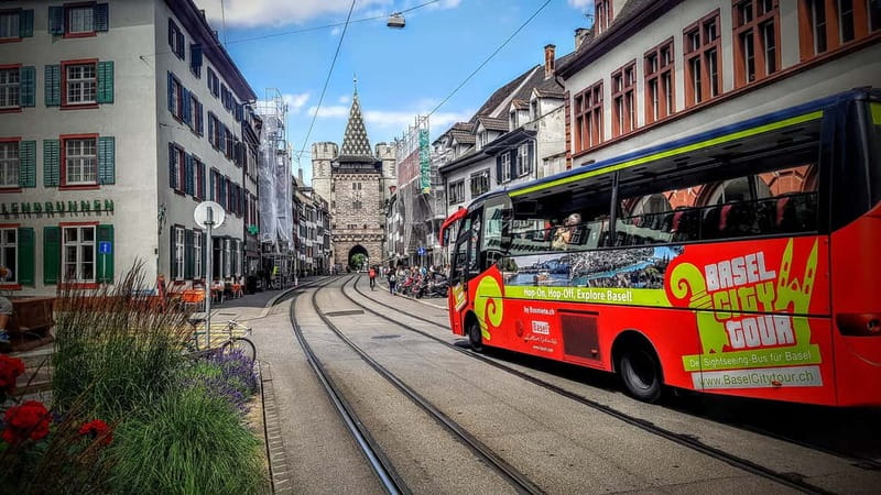 Basel: Sightseeing Bus Tour with Audio Guide - Starting at Tinguely Fountain and crossing the old center