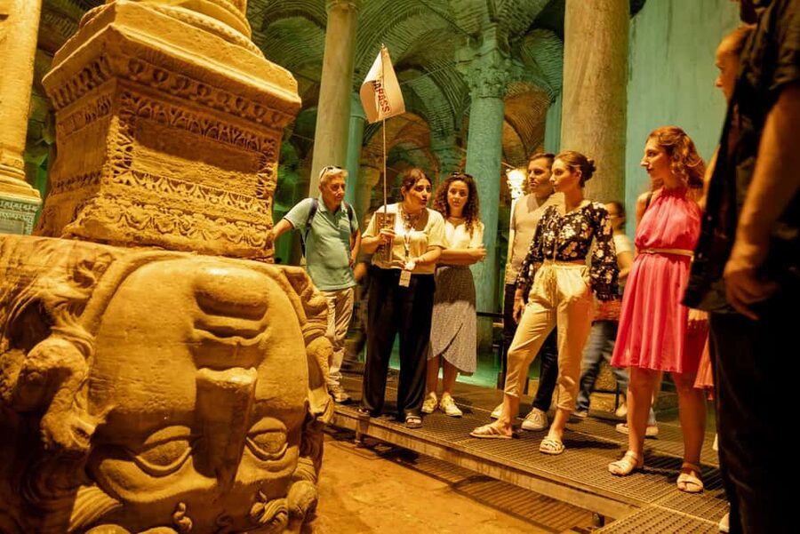 Basilica Cistern Guided Tour & Blue Mosque Audio Guide - Meeting beside the Egyptian Obelisk