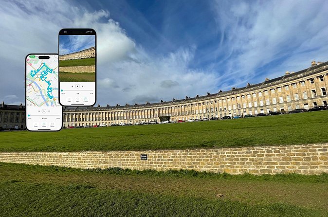 Bath Bridgerton walking tour of filming location with Mobile App - Ending at the Holburne Museum facade