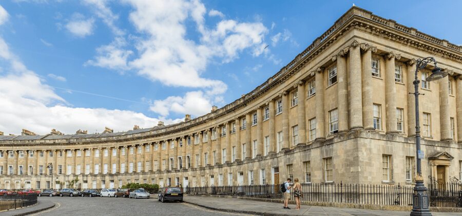 Bath: Bridgeton Walking Tour with an APP - The Assembly Rooms and Bath’s ballroom atmosphere