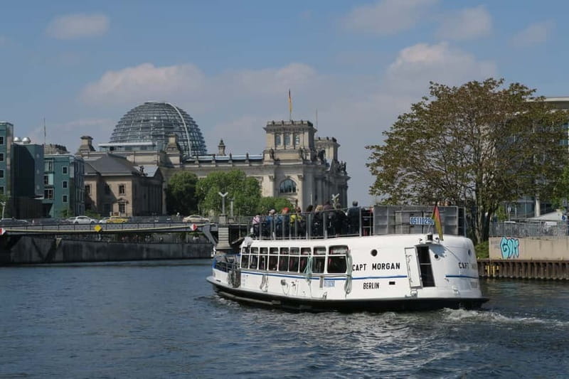 Berlin: Boat Sightseeing Cruise with Audioguide - Returning Past the Bode Museum, TV Tower, and Cathedral