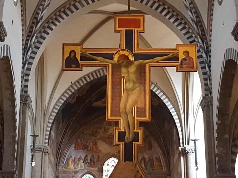 Best of Santa Maria Novella Basilica: No-Wait Audio Tour - Collecting your ticket behind the basilica