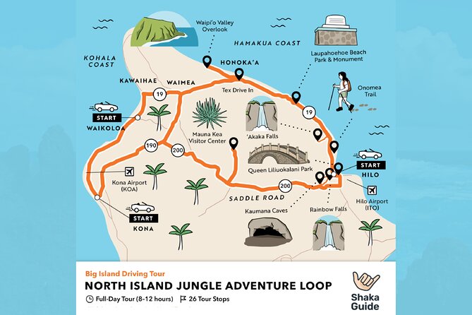 Big Island North Island Jungle Adventure - Self-Guided Audio Tour - Start in Hilo with a king, a healing island, and a Japanese garden