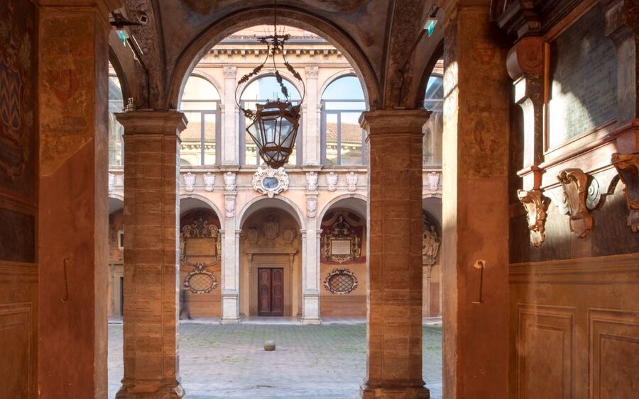 Bologna: Audio-Guided Archiginnasio Visit with Food Tasting - The food tasting after the palace