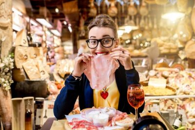 Bologna Food Tasting box- Audio Guided Tour with Food Tasting