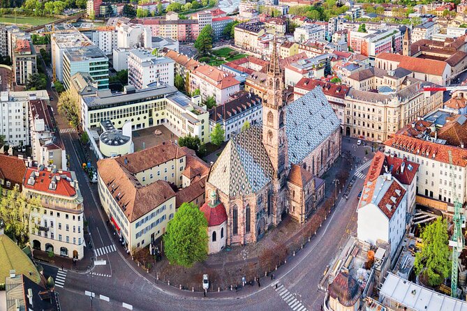 Bolzano Walking Tour with Audio and Written Guide by a Local - Castel Mareccio adds vineyards and mountain views