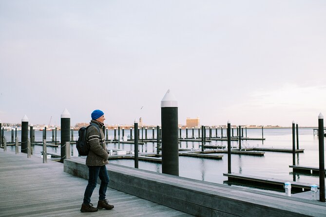 Boston Harborwalk & Tea Party Self-Guided Walking Audio Tour - The marina and the Harbor Hotel’s copper dome