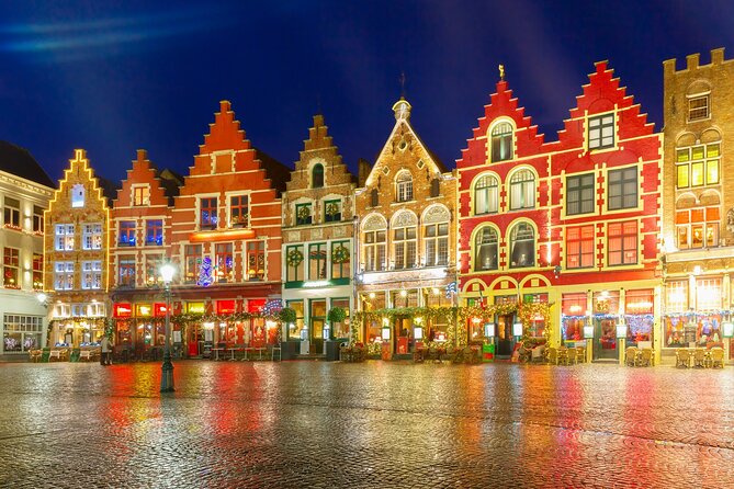 Bruges: City Walk with Audio Guide in 7 Languages on your Phone - The Belfry adds a vertical landmark