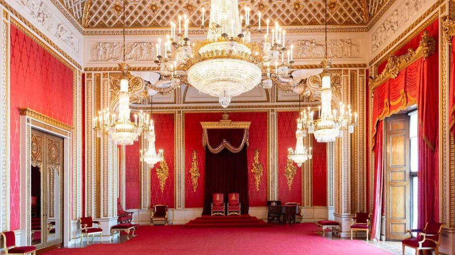 Buckingham Palace State Rooms Entry & Royal London Audio App - The Grand Staircase sets the tone
