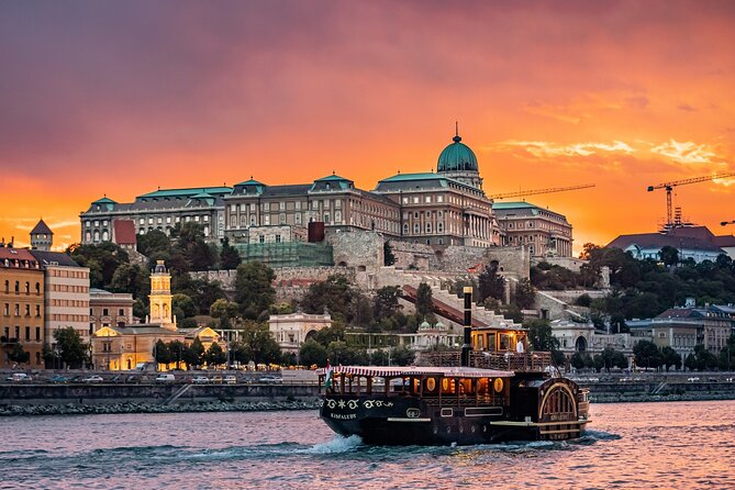 Budapest Paddle Steamer Danube Cruise with Tokaj & Audio Guide - Gellért Thermal Bath from the river