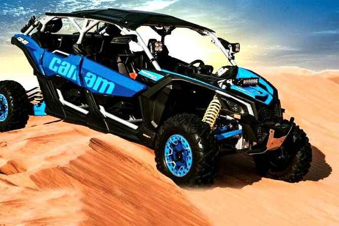 CAN AM 04 Seater Self Drive with Camel Riding and Sand Skiing - Sand skiing gives the desert a playful finish
