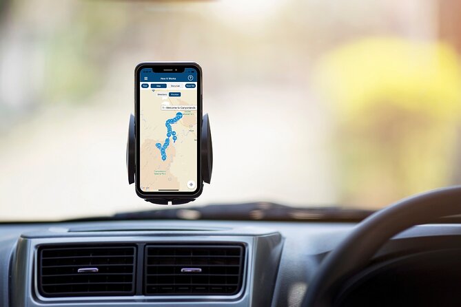 Canyonlands National Park Self-Guided Driving Audio Tour - Start at Moab Giants and get set up first
