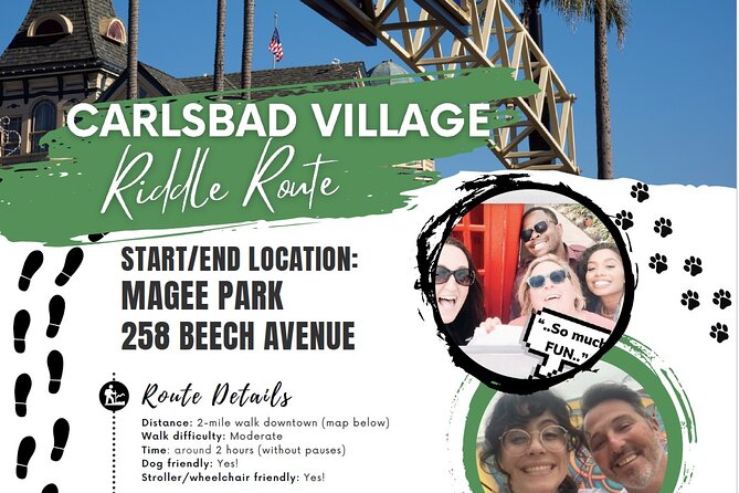 Carlsbad Village Team Trivia Hunt: New 2024 Mobile App! - How the GPS missions shape the walk