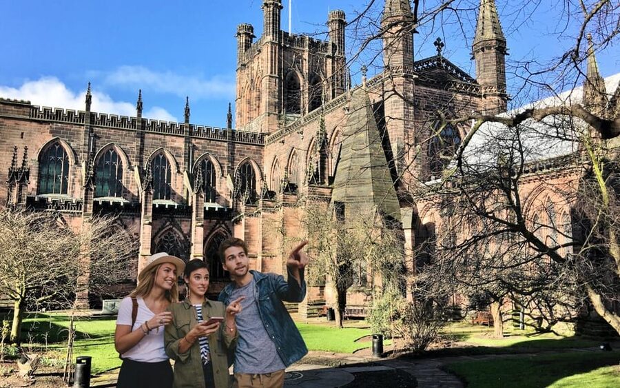 Chester: City Walking Tour & Exploration Game - Grosvenor Park and the River Dee