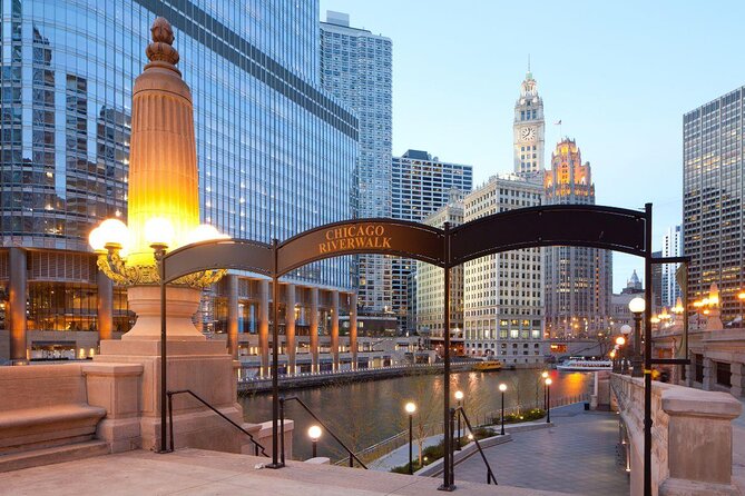 Chicago Riverwalk Self-Guided Walking Tour - Stops 1 to 3: gum money, bridge flags, and a giant glass tower