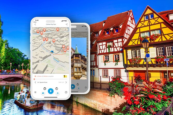 Colmar Walking Tour with Audioguide on Your Smartphone - Getting started with the TouringBee app