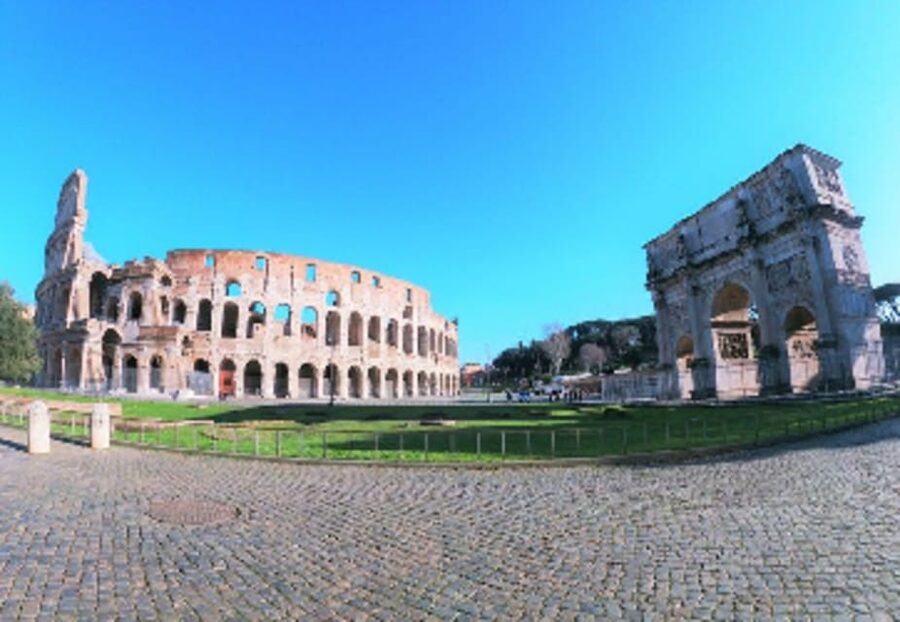 Colosseum with Arena, Forum, & Palatine Hill with Audioguide - Using the audio guide app instead of a live guide