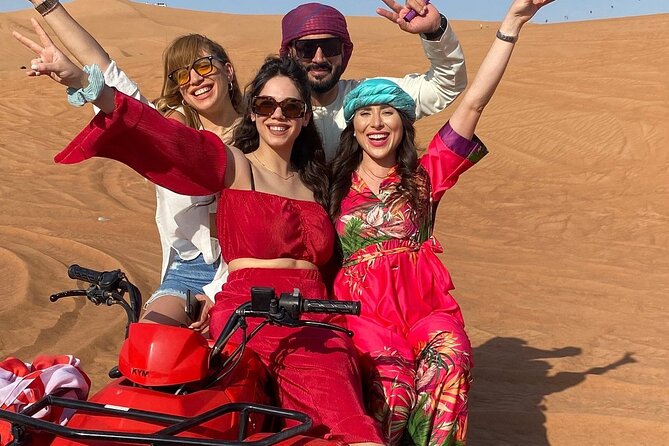 Combo:Deluxe Desert Safari with dinner + ATV self-drive/Quad Bike - Arriving at the desert camp
