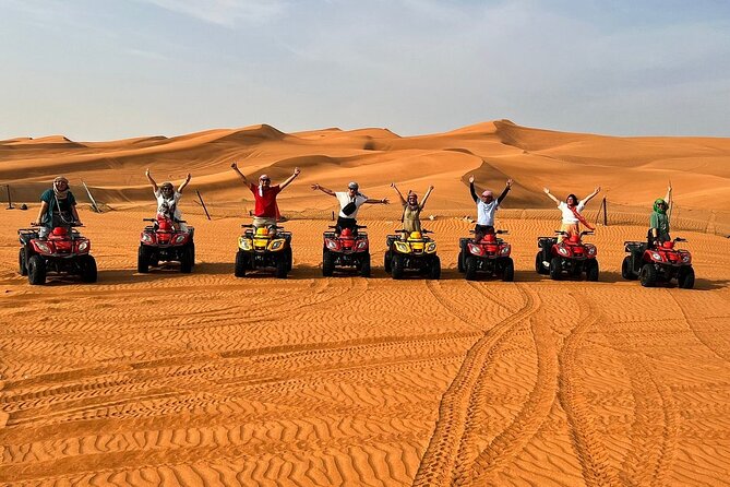 Combo:Private Desert Safari + dinner & ATV Self-drive/Quad Bike - Entering the deluxe camp