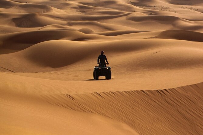 Combo:Private Desert Safari + dinner & ATV Self-drive/Quad Bike - Fire, Tanoura, and belly dancing