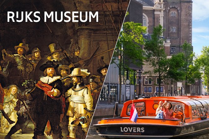 Combo Ticket: Rijksmuseum Amsterdam & 1h Cruise with Audio Guide - The canal cruise shows Amsterdam from water level
