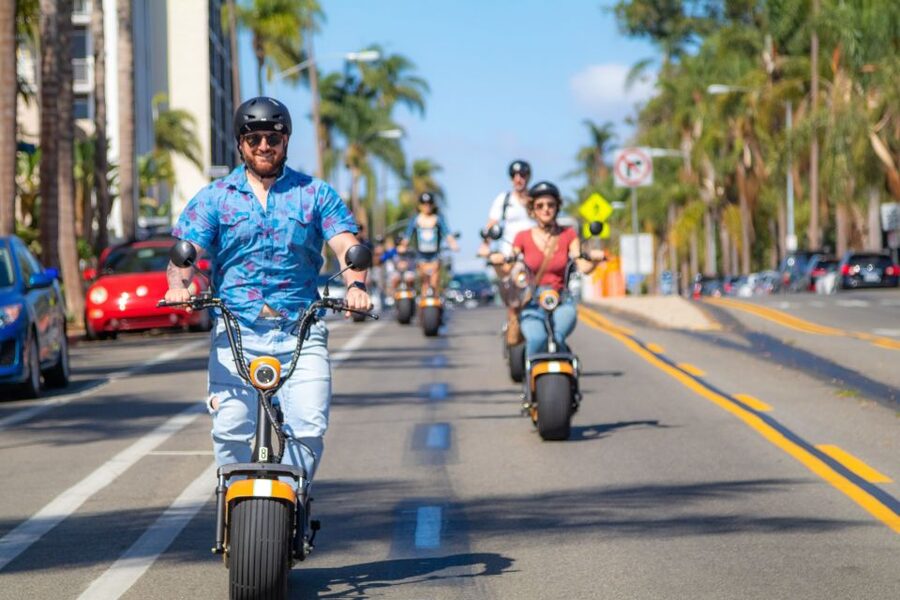 Coronado: GPS-Guided Scooter Tour & Round-Trip Ferry - North Island and the Naval Air Station