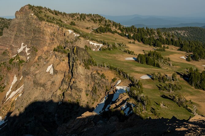 Crater Lake National Park Self-Guided Driving Audio Tour - Cloudcap Overlook shows the lake’s scale