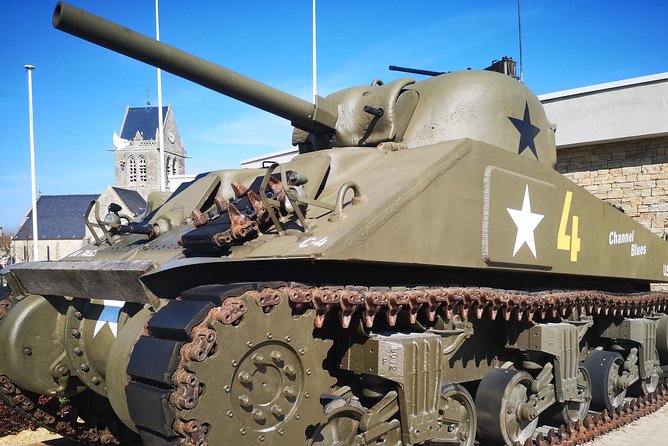 D-Day private tour Omaha + Utah Beach from Caen with audio guide - Arromanches and the remains of the artificial harbor