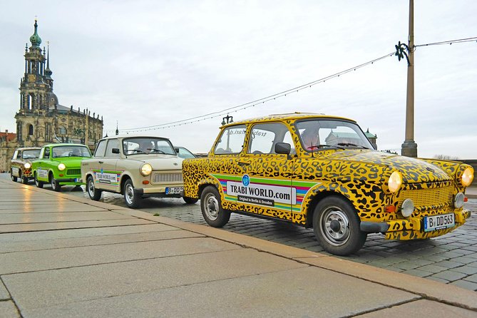 Dresden Live-Guided Self-Drive Trabi Safari City Tour 1h15min - Key points at a glance