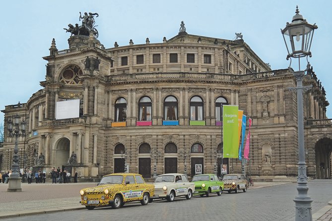 Dresden Live-Guided Self-Drive Trabi Safari City Tour 1h15min - Starting at TrabiWorld and learning the car
