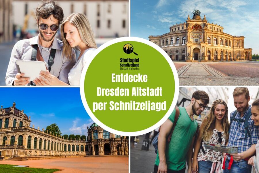 Dresden: Old Town Self-Guided Scavenger Hunt Tour - Following the route across Augustusbrücke