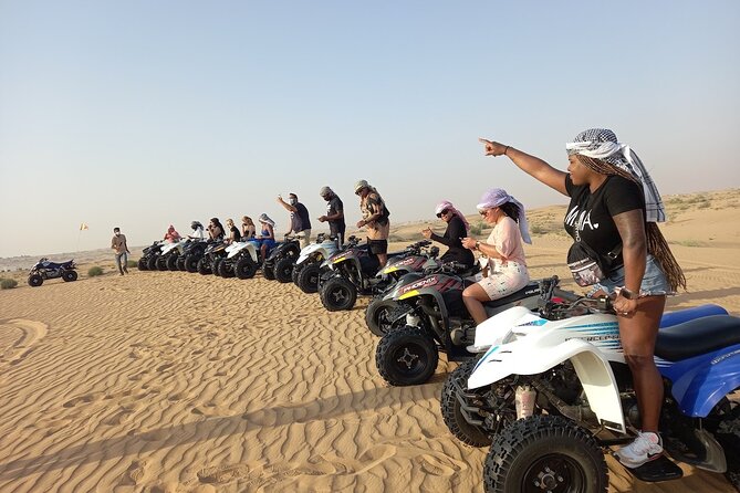 Dubai: 60Minute Self-Drive ATV Quadbike, Camel Ride, Sand Surfing - Key points to know before booking
