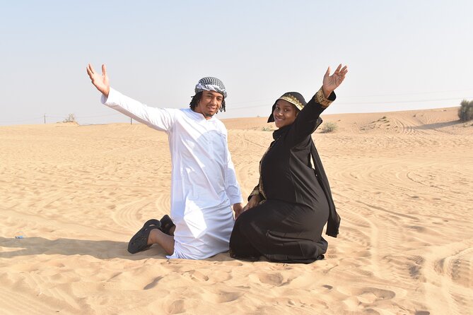 Dubai: 60Minute Self-Drive ATV Quadbike, Camel Ride, Sand Surfing - Camel riding slows the pace